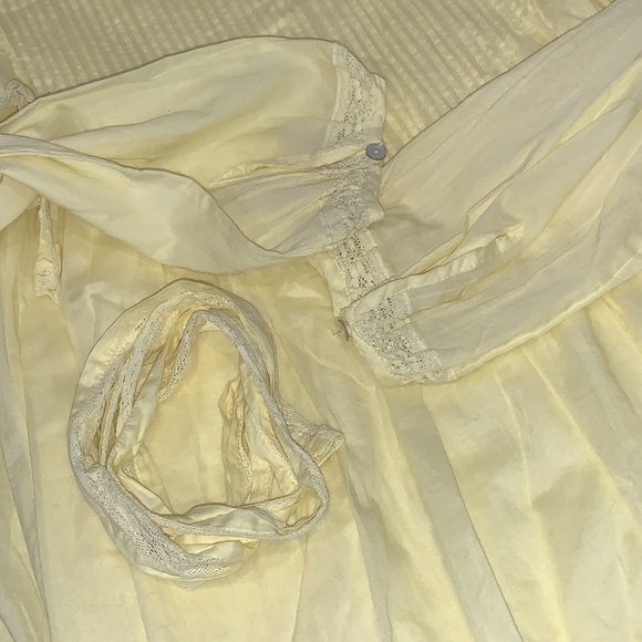 ARITZIA Wilfred Yellow La Boheme Elia Mini Babydoll Tunic Ruffle Dress Size XXS - Picture 15 of 17